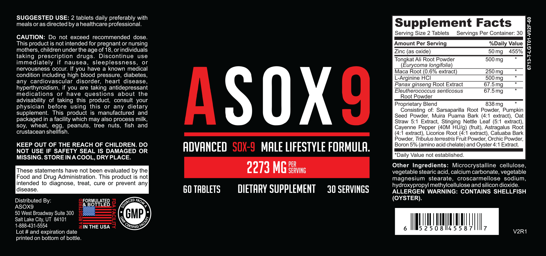 ASOX9 Formula